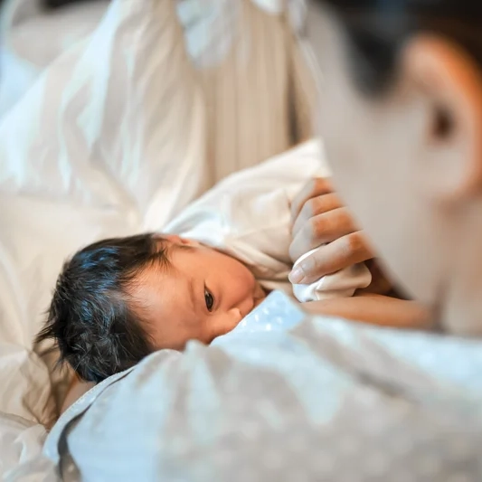Newborn in Nursing hospital
